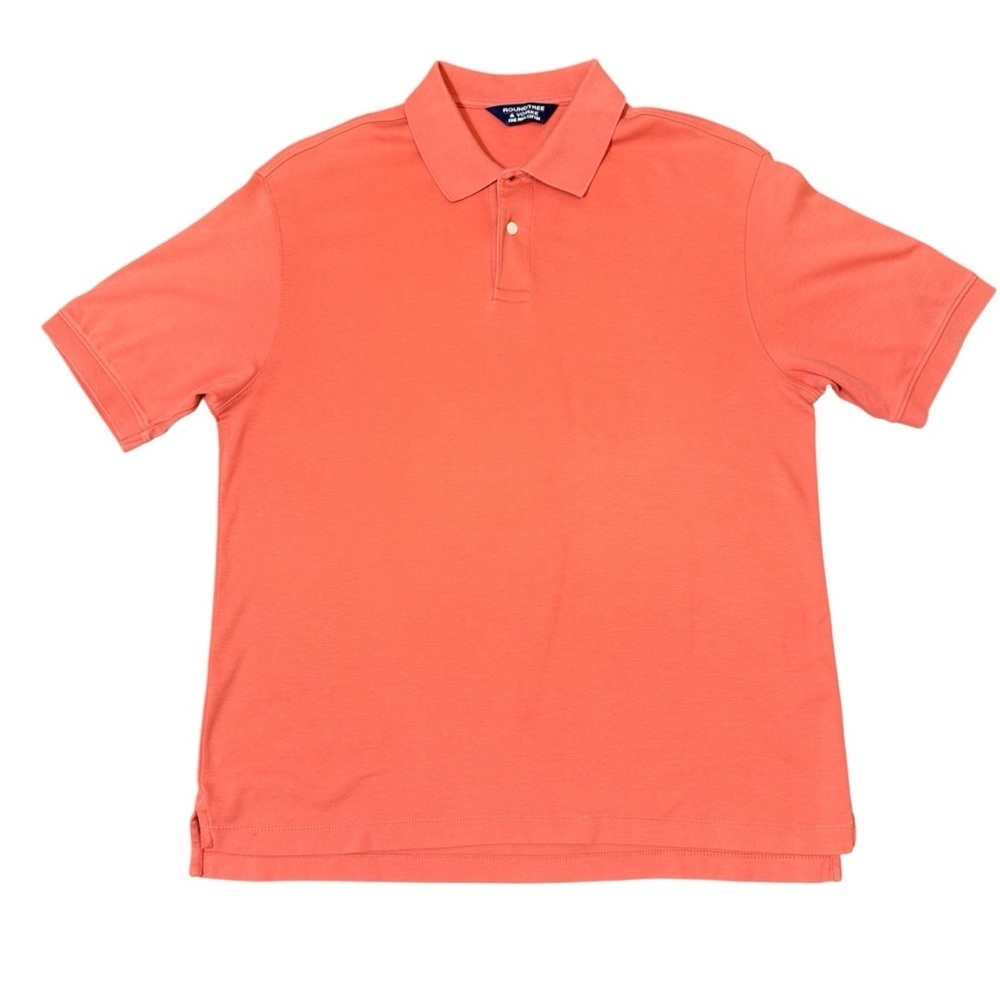 Roundtree & Yorke Vibrant Orange Polo Shirt